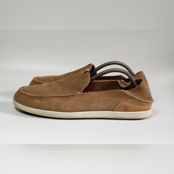 Olukai Nalukai Kala Men\'s Slip On Tan Suede Shoe Size 12 main image 10